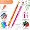 36 Pack Metallic Glitter Gel Pens Set, 18 Colors Sparkle Gel Pens with 18 Glitter Pen Refills in Canvas Bag for Adult Coloring Book Drawing Crafts Scrapbooks Journaling